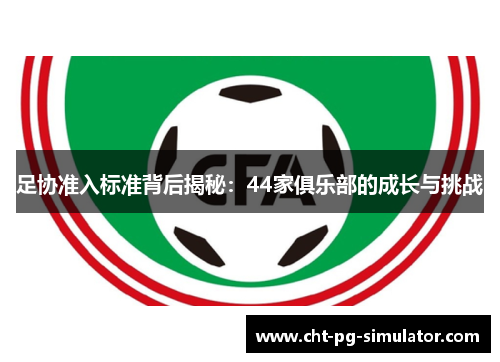 足协准入标准背后揭秘：44家俱乐部的成长与挑战