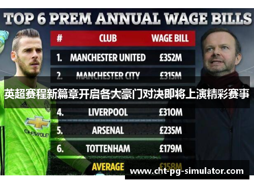 英超赛程新篇章开启各大豪门对决即将上演精彩赛事